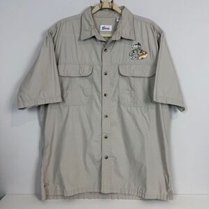 Worldwide Sportsman Angler Fishing Bass Shirt L